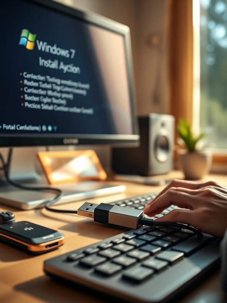 Запись Windows 7 на флешку. 1 Запись Windows 7 на флешку.