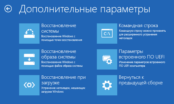 Windows 10: восстановление образа. 3 advanced recovery options