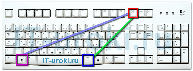 Скриншот на ноутбуке Windows 7: Моментально! 4 printscreen 01 640 256